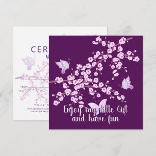 Cerisier à fleurs - Papillon de branche 7