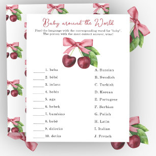 Cerisier arc - Baby autour du monde jeu