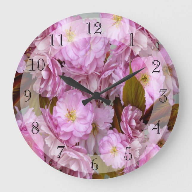 Cerisier Fleur ~ Horloge (Recto)