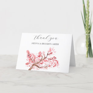 Cerisier Fleur rose Mariage Merci