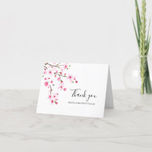 Cerisier Fleur rose Mariage Merci