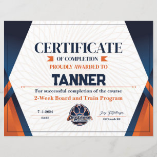 Certificat #14