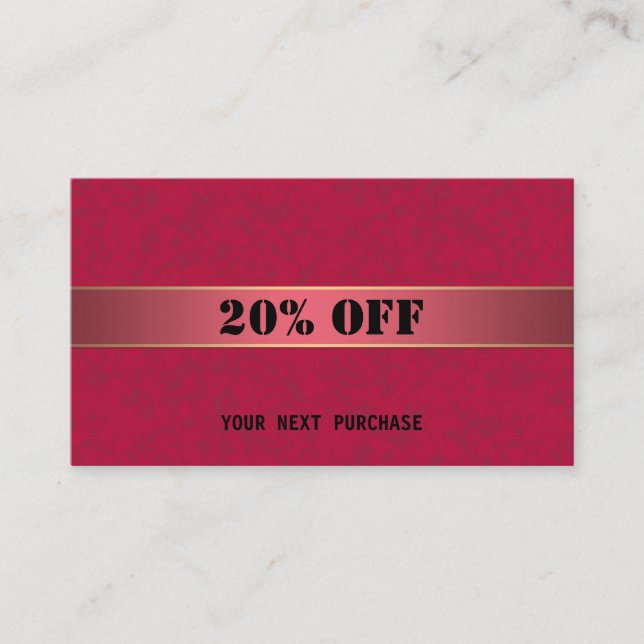 Certificat cadeau (Devant)