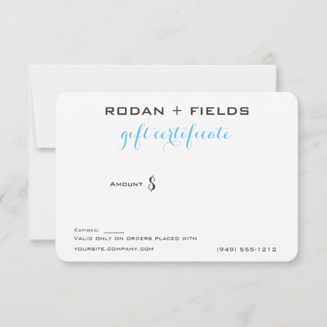 certificat cadeau (Devant)