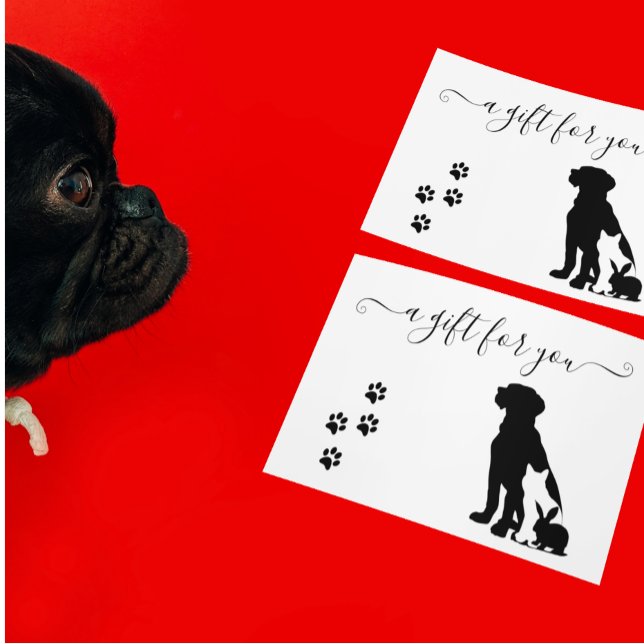 Certificat cadeau Animaux de compagnie Embarquemen (Créateur téléchargé)