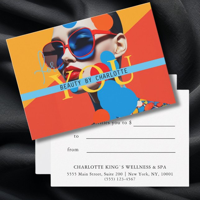 CERTIFICAT CADEAU| Beauté | Pour vous (GIFT CERTIFICATE| Beauty | For You)