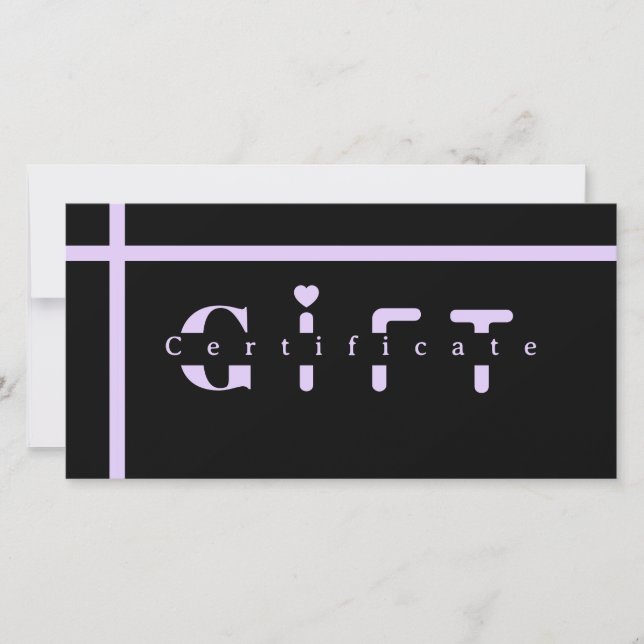 Certificat Cadeau Bien-être & Beauté Boutique (Devant)