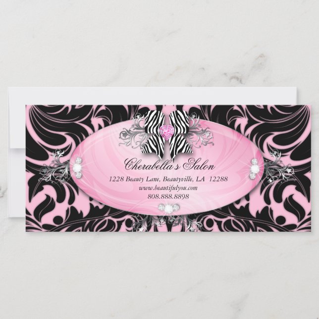 Certificat cadeau Bijoux de salon de mode Zebra Bo (Devant)
