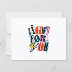 Certificat-cadeau blanc coloré pour entreprise
