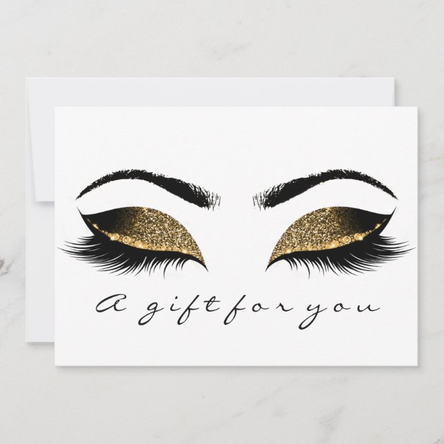 Certificat cadeau Browns Gold Lashes Maquillage bl (Devant)