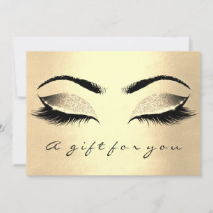 Certificat cadeau Champaiment Gold Lash maquillage