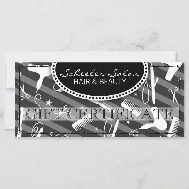 Certificat cadeau cheveux gris et beauté (Devant)
