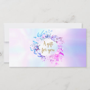 Certificat-cadeau d'affaires de Rose Garland Scrip