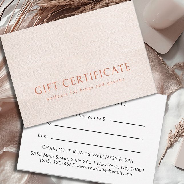 CERTIFICAT CADEAU D'AFFAIRES, minimaliste moderne  (Créateur téléchargé)