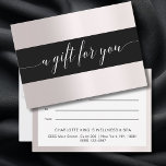 CERTIFICAT CADEAU D'AFFAIRES pour vous<br><div class="desc">Un design élégant et raffiné,  blush. Attention : Dans le processus de production,  aucun film réel n'est utilisé,  mais seule la couleur est bien imprimée. Ajoutez vos données,  logo,  détails de l'entreprise et photos en quelques minutes.</div>