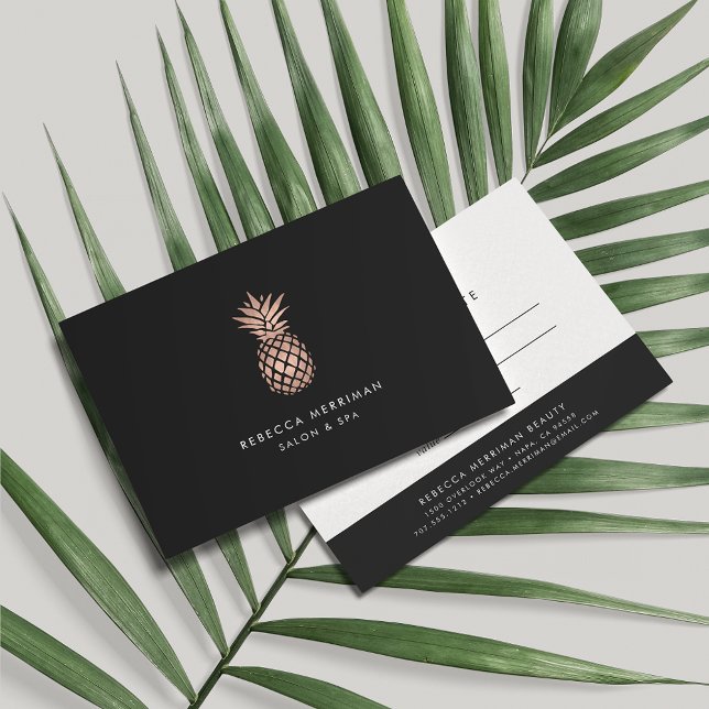Certificat cadeau d'ananas Rose en or Faux (Créateur téléchargé)