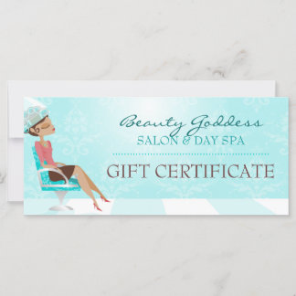 Certificat cadeau de beauté déesse