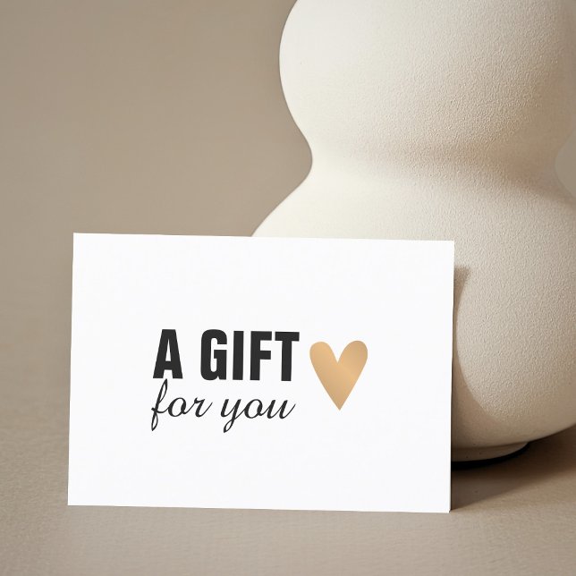 Certificat Cadeau de Beauté en Or Faux Élégant (Créateur téléchargé)