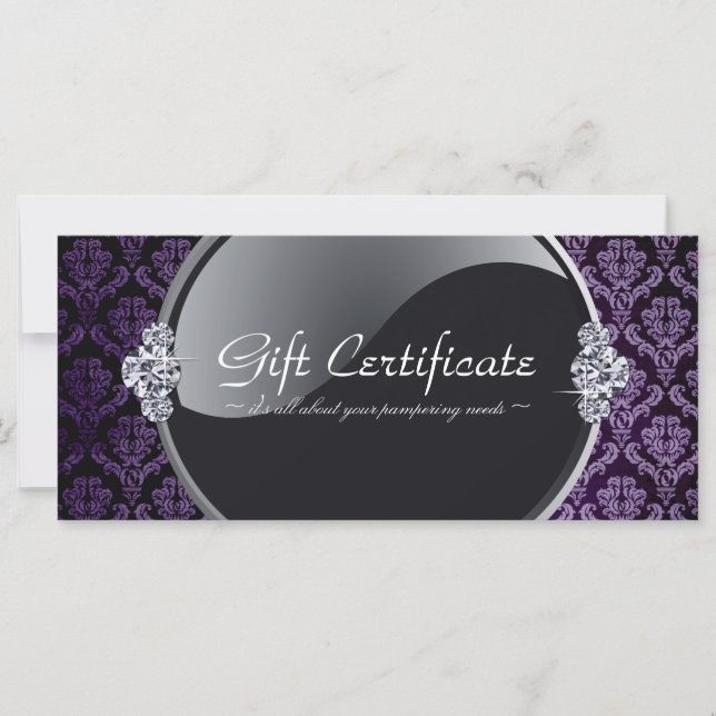 CERTIFICAT CADEAU DE BEAUTY PARLOR (Devant)