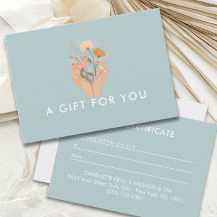 Certificat Cadeau de l'Institut de Beauté Floral C
