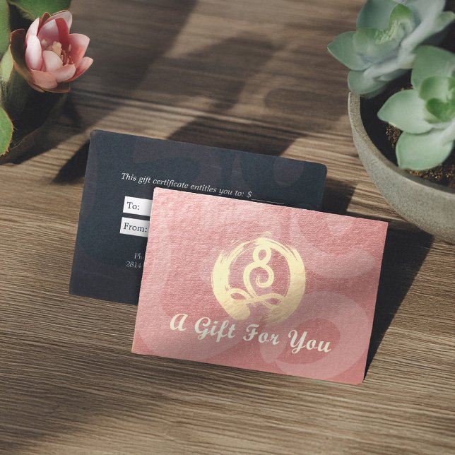 Certificat cadeau de l'instructeur YOGA Méditation (Créateur téléchargé)