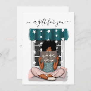 Certificat cadeau de Noël de l'amoureux du livre