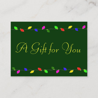 Certificat cadeau de Noël d'entreprise