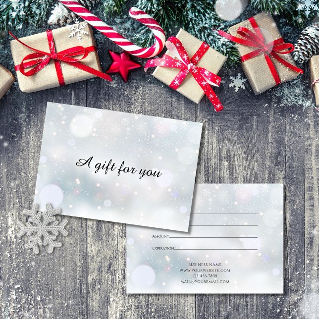 Certificat-cadeau de Noël pour entreprise (Créateur téléchargé)