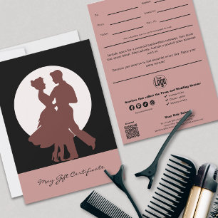 Certificat cadeau de Pink Noir Professionnel