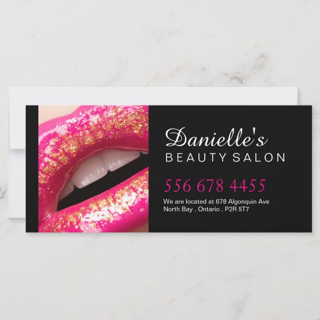 Certificat cadeau de salon de beauté (Devant)