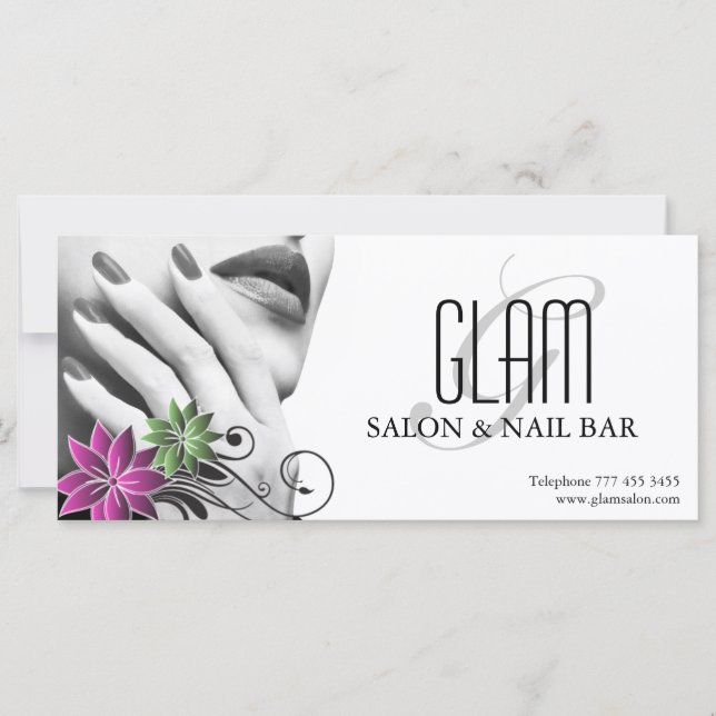Certificat cadeau de salon et de Spa (Devant)