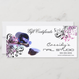 Certificat Cadeau de Studio de Manucure