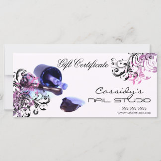 Certificat cadeau de studio et de salon