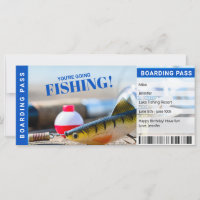 Certificat cadeau de voyage surprise de pêche