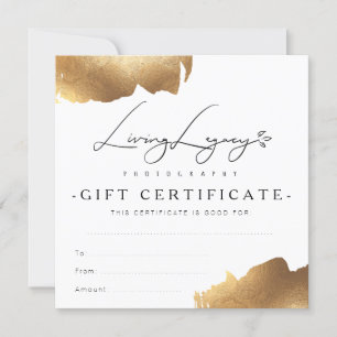 CERTIFICAT CADEAU D'ENTREPRISE   Minimaliste de pi