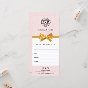 Certificat Cadeau d'Entreprise Moderne et Élégant