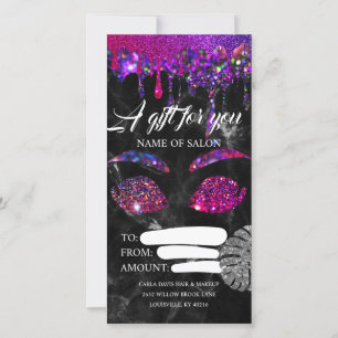 Certificat cadeau d'entreprise Parties scintillant