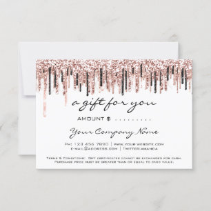 Certificat cadeau d'entreprise Simply Modern Rose 
