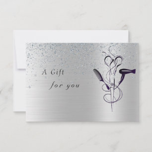 Certificat-cadeau du salon de beauté Silver Glitte