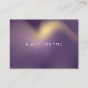 certificat cadeau en métal blanc foncé