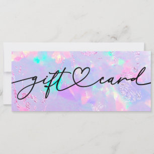 certificat cadeau en pierre violet opal