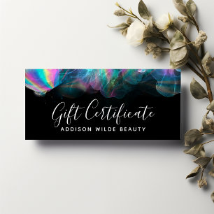 Certificat Cadeau Entreprise Encre Alcoolique Holo