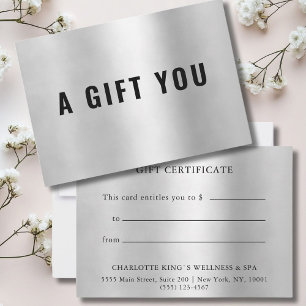 CERTIFICAT CADEAU ENTREPRISE   Or