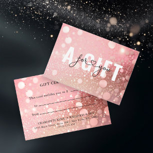 CERTIFICAT-CADEAU ENTREPRISE   PAILLETES