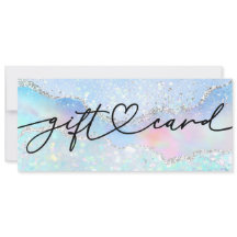 certificat cadeau fond paillettes faux