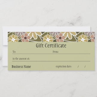 Certificat cadeau Fun Florals