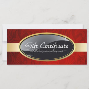 Certificat cadeau Gold et Black Salon