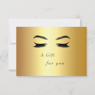 Certificat-cadeau Golden Lashes & Brow Beauty Salo