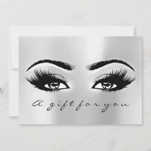 Certificat cadeau Gris Argent Lash Beauty Maquilla