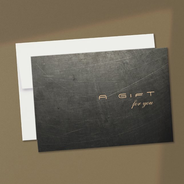 Certificat cadeau homme simple et élégant (Créateur téléchargé)